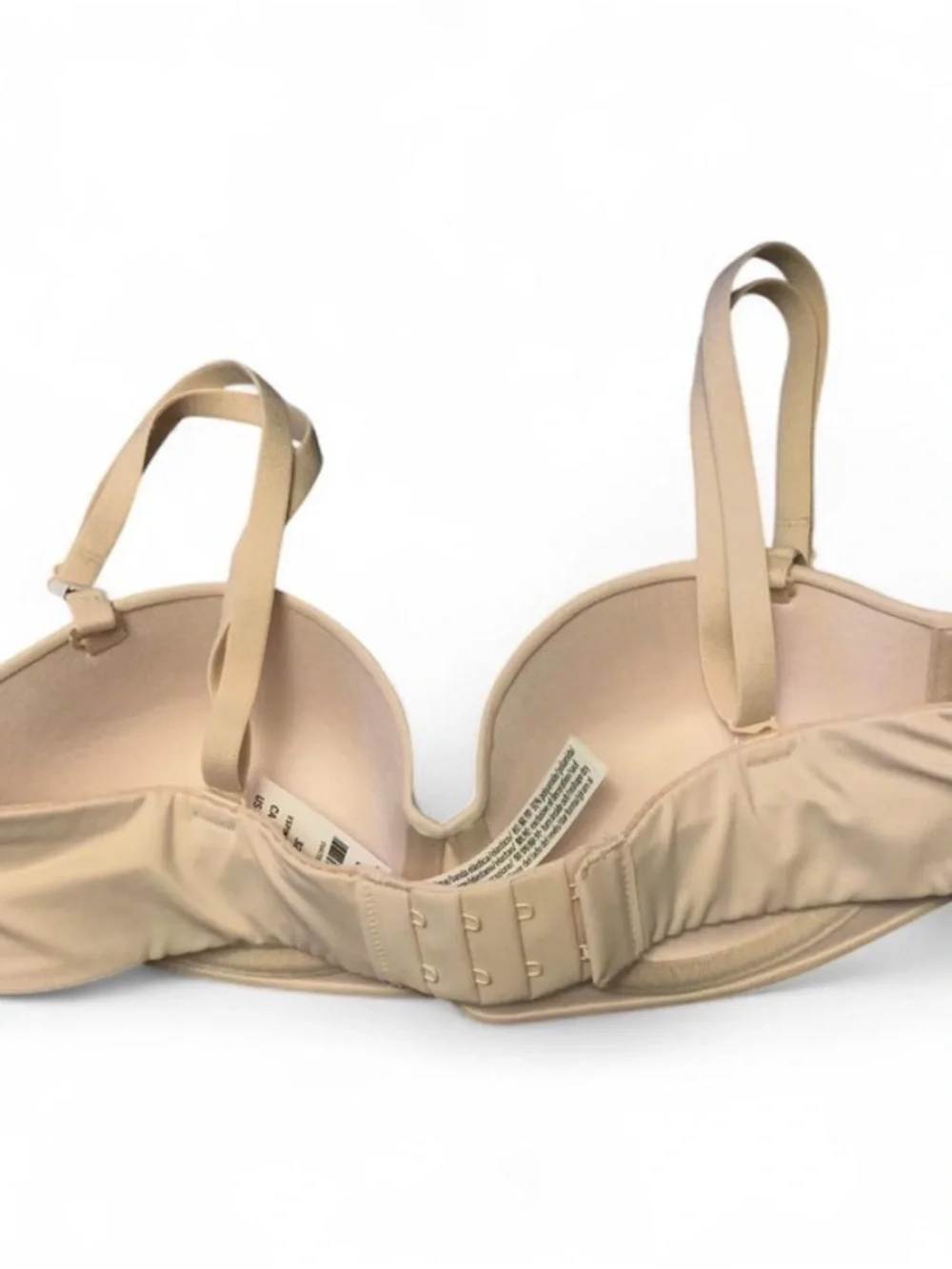 NWT Victoria's Secret PINK Strapless Push-Up Bra Nude 32A
